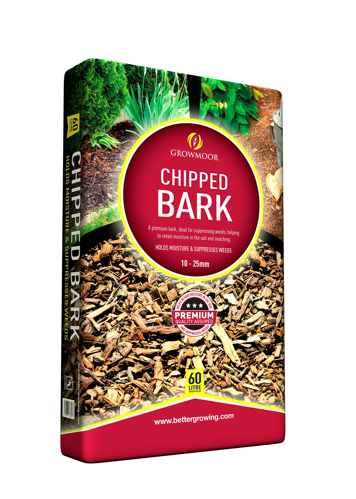 GROWMOOR MINI CHIPPED BARK 60LTR
