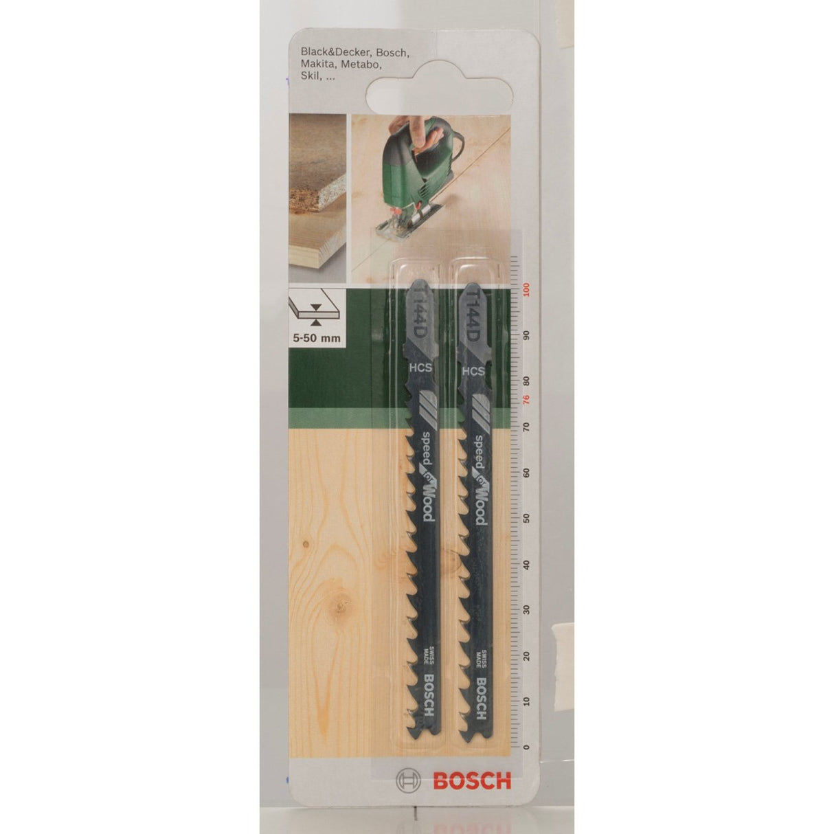 BOSCH 2PC JIGSAW BLADE FOR WOOD