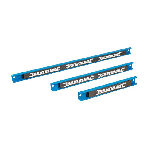 SILVERLINE MAGNETIC TOOL RACK SET 3PC