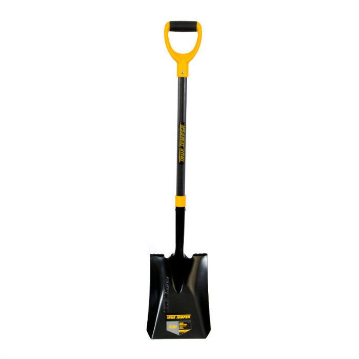 TRUE TEMPER SQUARE MOUTH SHOVEL FG HANDLE D GRIP