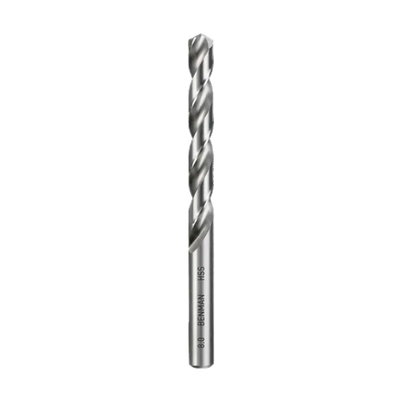 BENMAN HSS FULLY GROUND DRILL BIT DIN 338 BLISTER Ø8.00