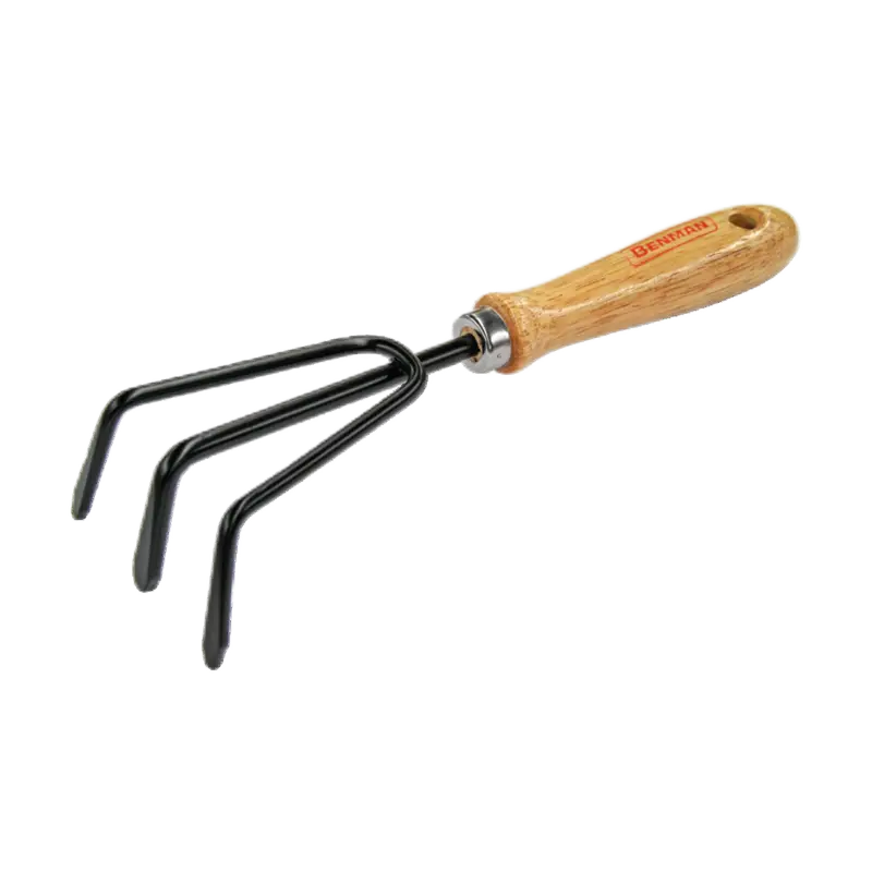 BENMAN CULTIVATOR WITH WOOD HANDLE, 3-TEETH