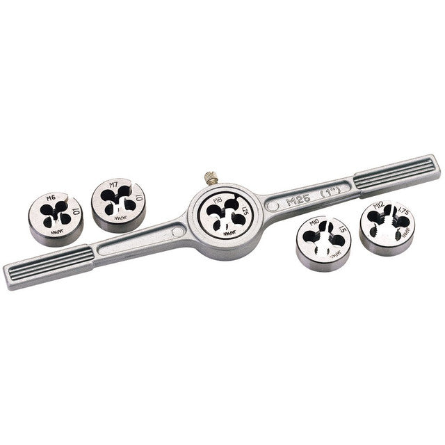 DRAPER CIRCULAR METRIC DIE AND HOLDER SET (6 PIECE)