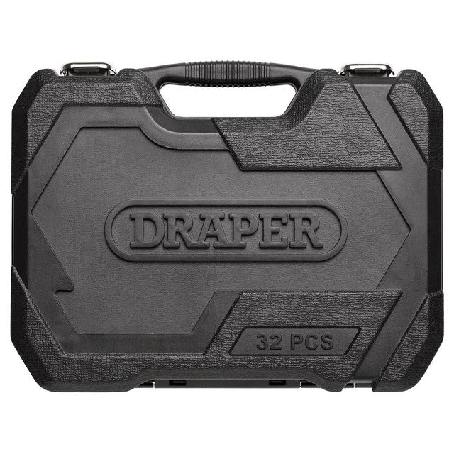 DRAPER IMPACT SOCKET SET, 3/8" & 1/2" SQ. DR. (32 PIECE)