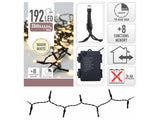 CHRISTMAS LIGHTS 192 LED BATTERY OPERATED