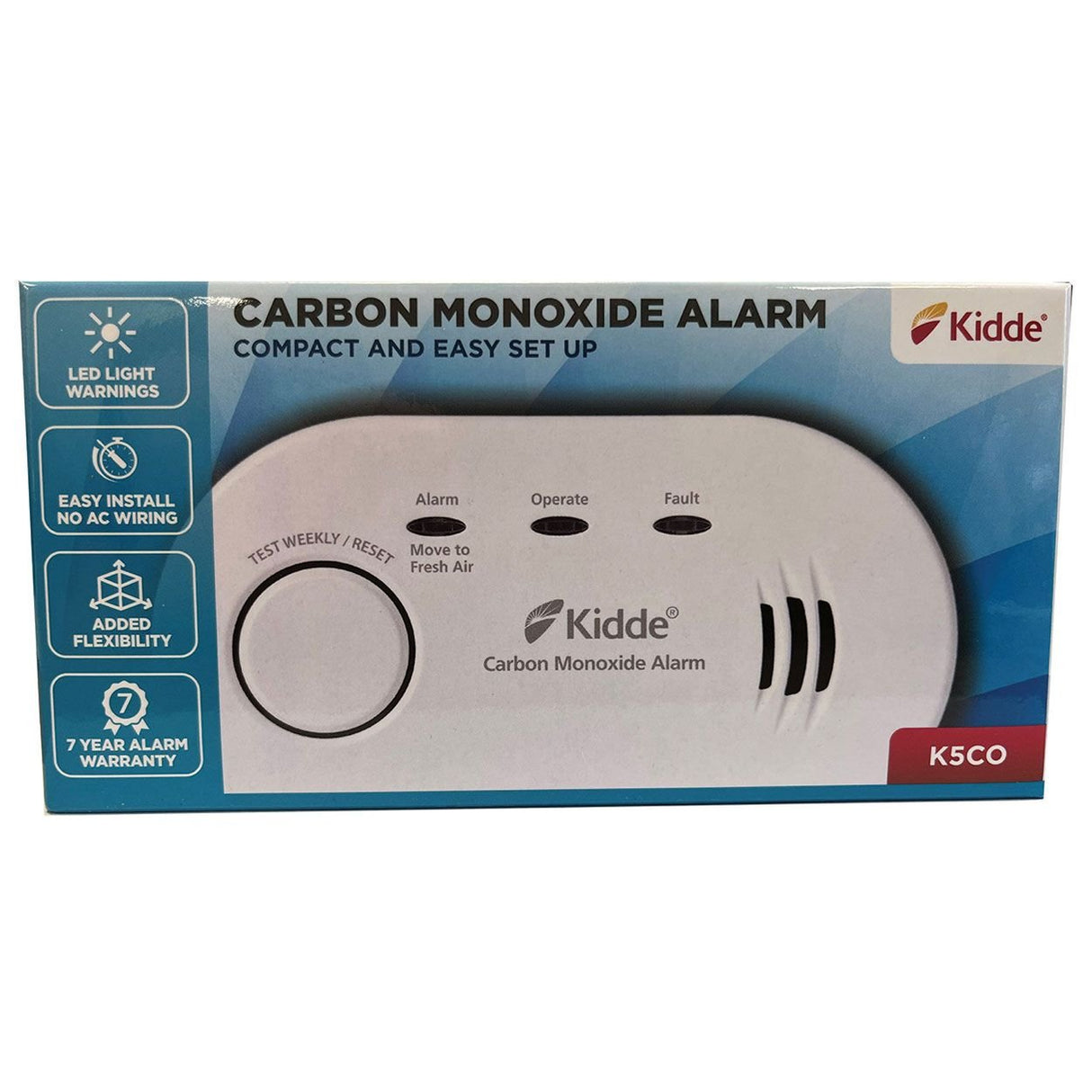 KIDDE  CARBON MONOXIDE ALARM  5CO