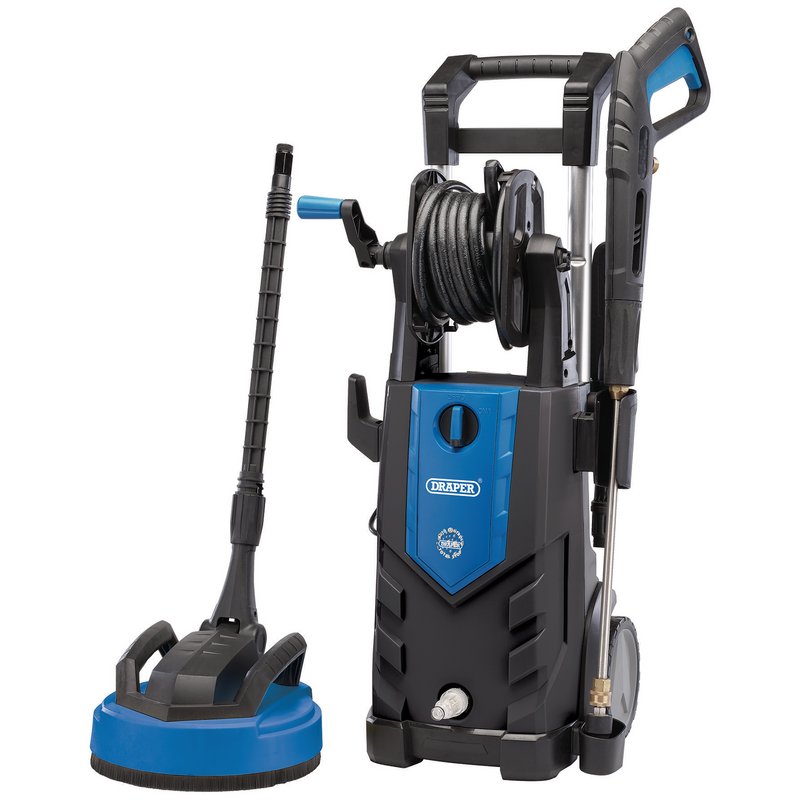 DRAPER PRESSURE WASHER, 2100W, 165 BAR BLACK