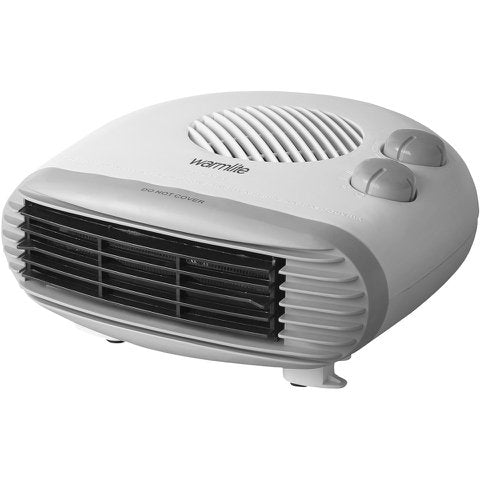 WARMLITE 2KW FAN HEATER FLAT WITH THERMOSTAT