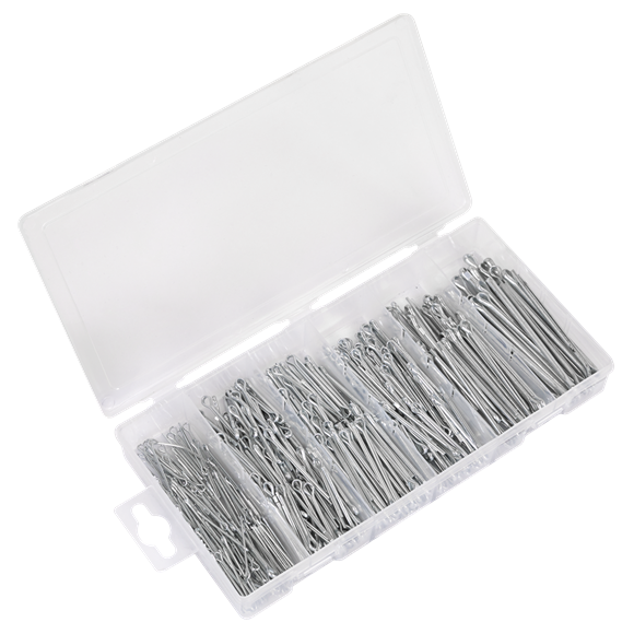 SEALEY 555PC SPLIT PIN ASSORTMENT - SMALL SIZES