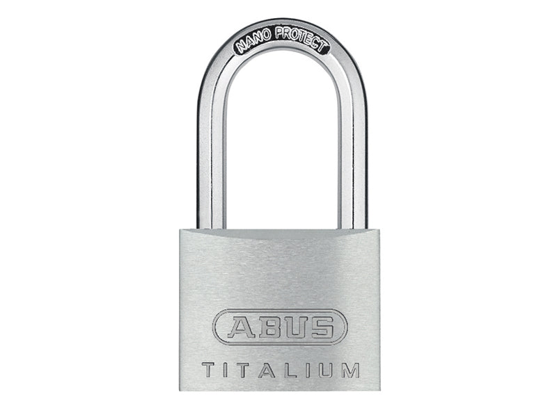 ABUS Mechanical 64TI/40mm TITALIUM™ Padlock Twin Pack