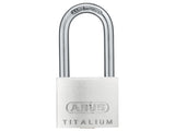 ABUS Mechanical 64TI/40mm TITALIUM™ Padlock 40mm Long Shackle Carded - Watson Hire