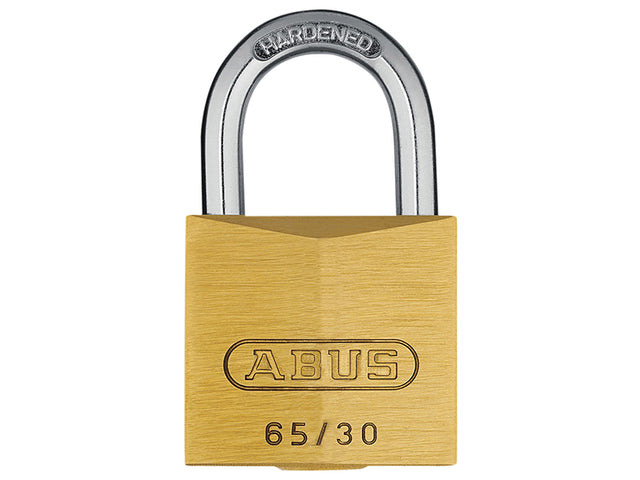 ABUS Mechanical 65/30mm Brass Padlock Keyed Alike 6304 - Watson Hire
