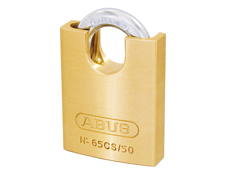 ABUS Mechanical 65/50mm Brass Padlock Carded