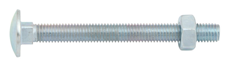 CARRIAGE BOLT ZP M6X100MM BAG 10