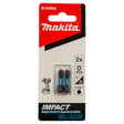 Makita Impact Black Torsion Bit PZ3 1/4 Hex Shank 25 mm 2 pcs - Watson Hire