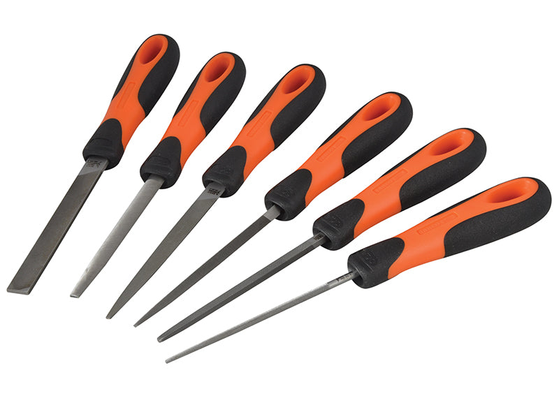 Bahco 1-476 ERGO™ File Set 6 Piece 100mm (4in)