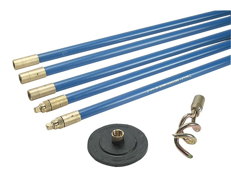 Bailey 1323 Lockfast 3/4in Drain Rod Set 2 Tools