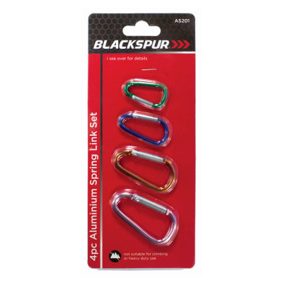 BLACKSPUR  ALUMINIUM SPRING LINK SET 4PC