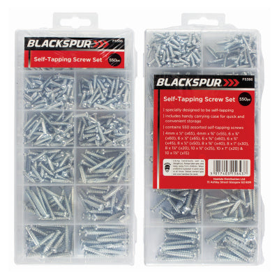 550 PIECE SELF TAPPING SCREW SET