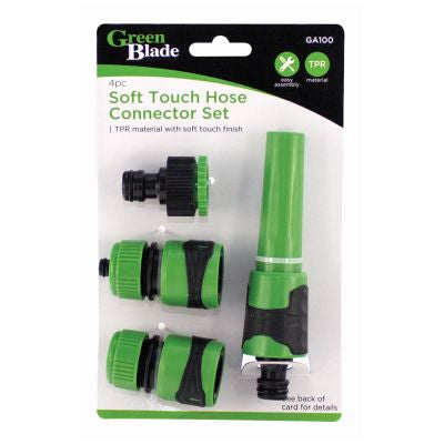 GREENBLADE 4PC SOFT TOUCH HOSE CONNECTORS