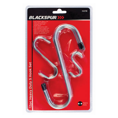 BLACKSPUR 12PC HEAVY DUTY S HOOK SET