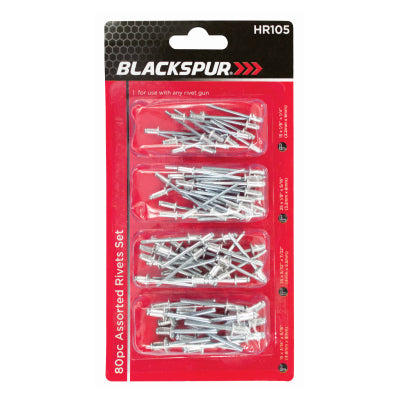 80PC ASSORTED RIVETS SET