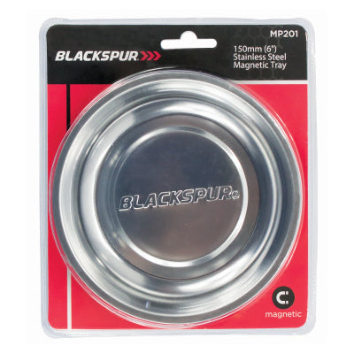 BLACKSPUR 150mm (6") Stainless Steel Magnetic Tray