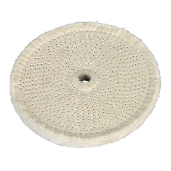 SEALEY 200 X 16MM BUFFING WHEEL 16MM BORE COARSE