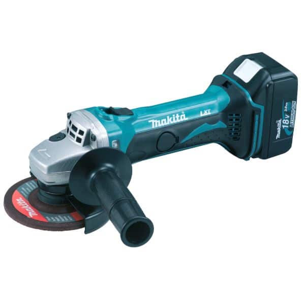 MAKITA 18V  ANGLE GRINDER 115MM 2 BATTRIES AND CHARGER KIT