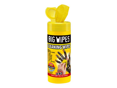 Big Wipes Cleaning Antiviral Wipes (Tub 40)
