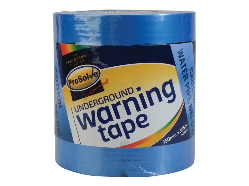 BOD Underground Warning Tape 365m - Water Pipe Below