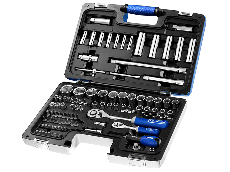 Expert 1/4 & 1/2in Drive Socket & Accessory Set, 98 Piece