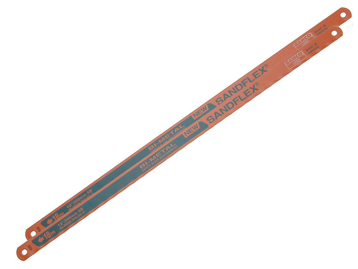 Bahco 3906 Sandflex® Hacksaw Blades 300mm (12in) x 18 TPI (Pack 100)