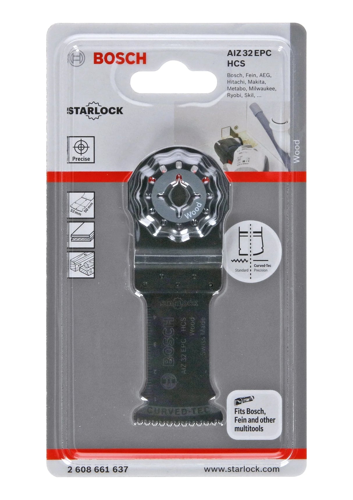 BOSCH BLADE AIZEPC WOOD 32MM 1PK
