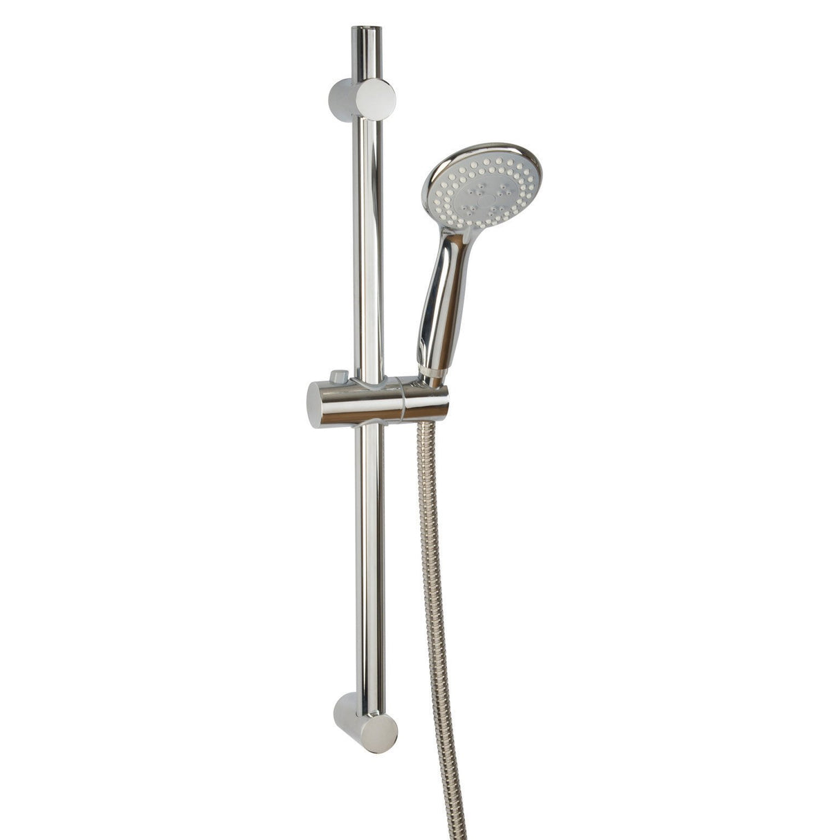 CROYDEX 3 FUNCTION SHOWER SET (SHOWER HEAD, 1.5M HOSE, RISER RAIL (CHROME)