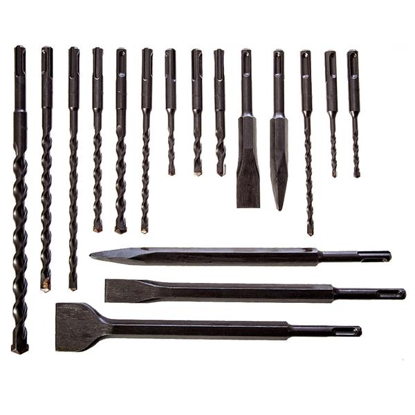 MAKITA 17PC SDS-PLUS CHISEL & BIT SET IN CASE