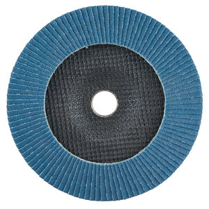 MAKITA ZIRCONIA ALUMINIUM FLAP DISC     180MM Z80 FIBRE GLASS ANGLED