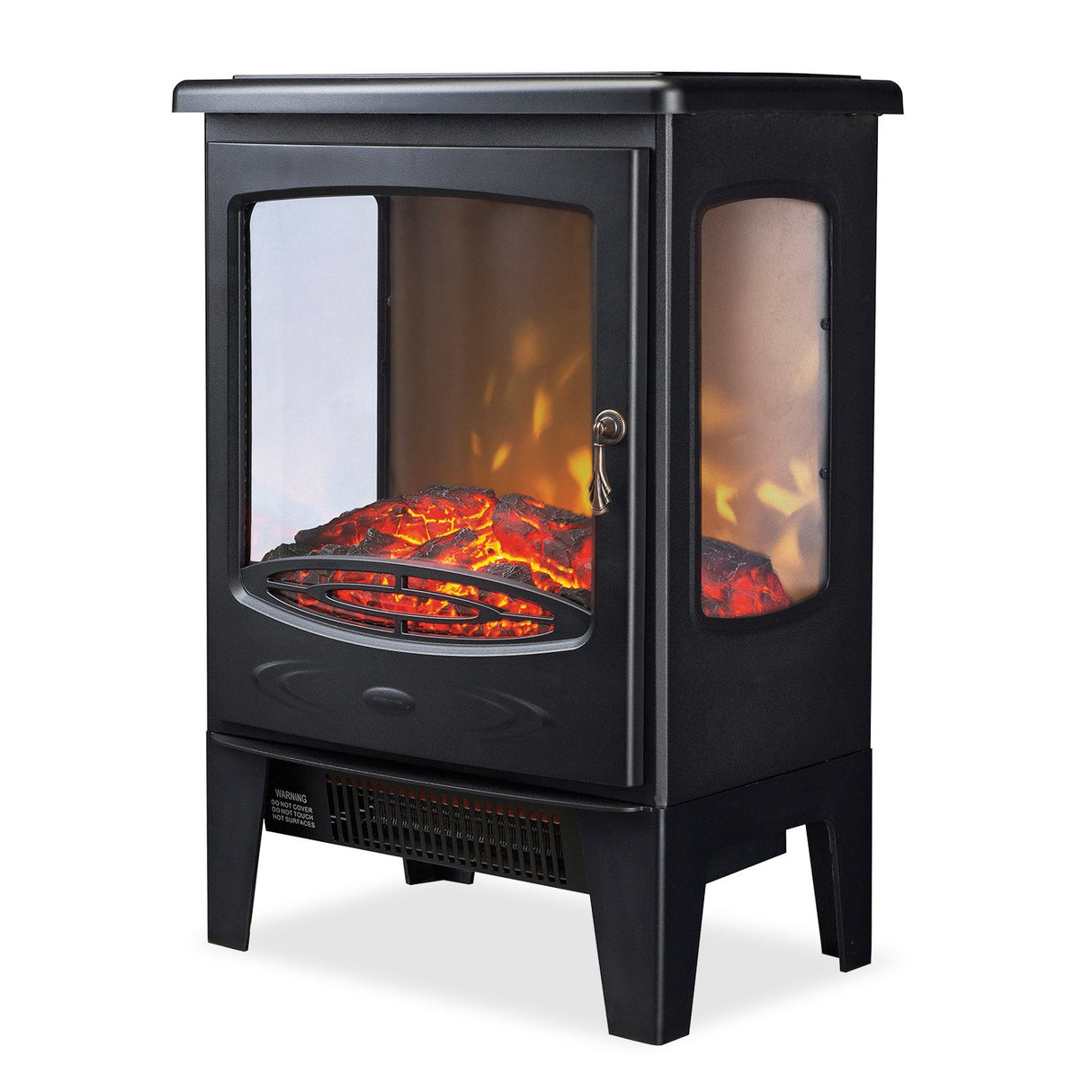 DE VIELLE CLASSIC 3D ELECTRIC STOVE 1800W BLACK
