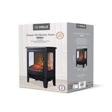 DE VIELLE CLASSIC 3D ELECTRIC STOVE 1800W BLACK