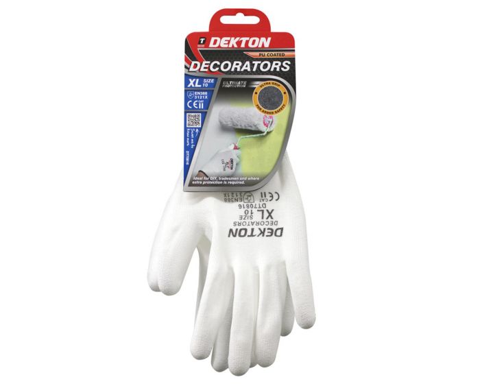 DEKTON SIZE 10/XL DECORATORS PU COATED GLOVES