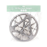 DE VIELLE PLASTIC SOCK HANGER 18 PEGS