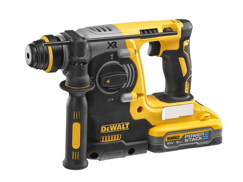 DEWALT DCH273H2T XR Brushless SDS Plus 3 Mode Hammer 18V 2 x POWERSTACK™ 5.0Ah Li-ion