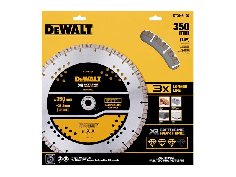 DEWALT ELITE SERIES™ All Purpose Diamond Wheel 355 x 25.4mm