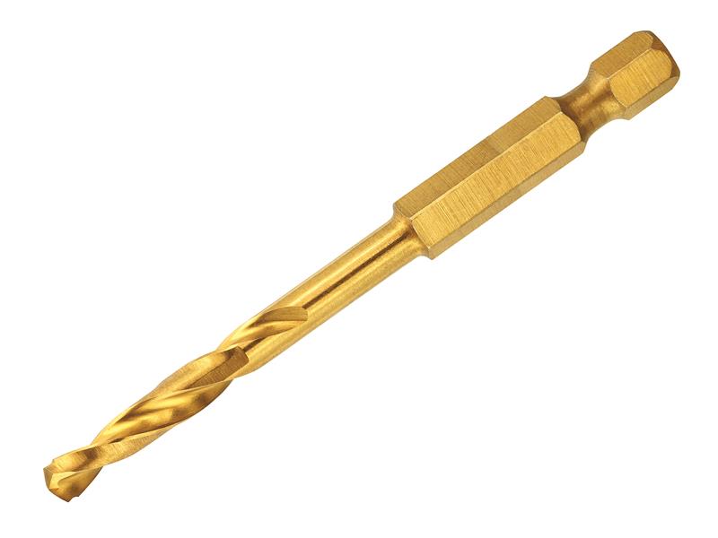 DEWALT Impact Titanium Drill Bit 6.5mm OL:80mm WL:37mm