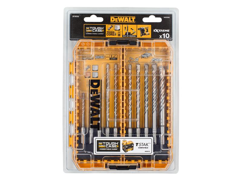 DEWALT SDS Plus Extreme 2® Drill Bit Set, 10 Piece