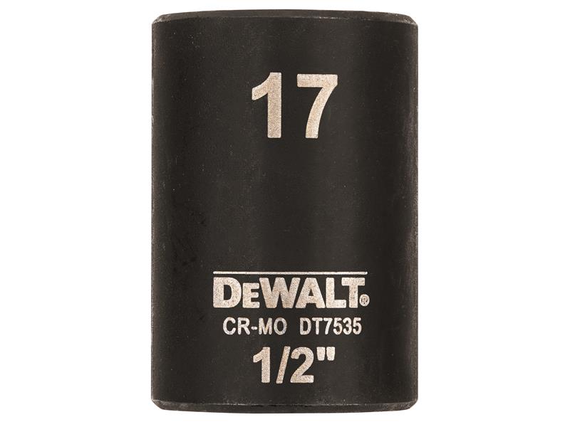 DEWALT DT7535 1/2in Shallow Impact Socket 17mm