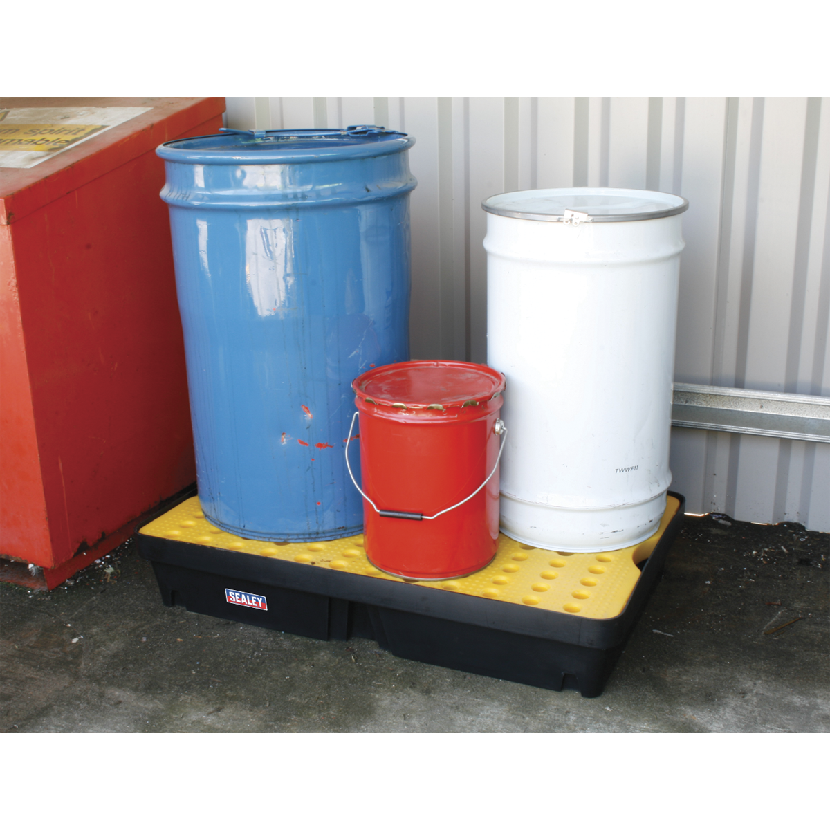 SEALEY SPILL TRAY 60L WITH PLATFORM
