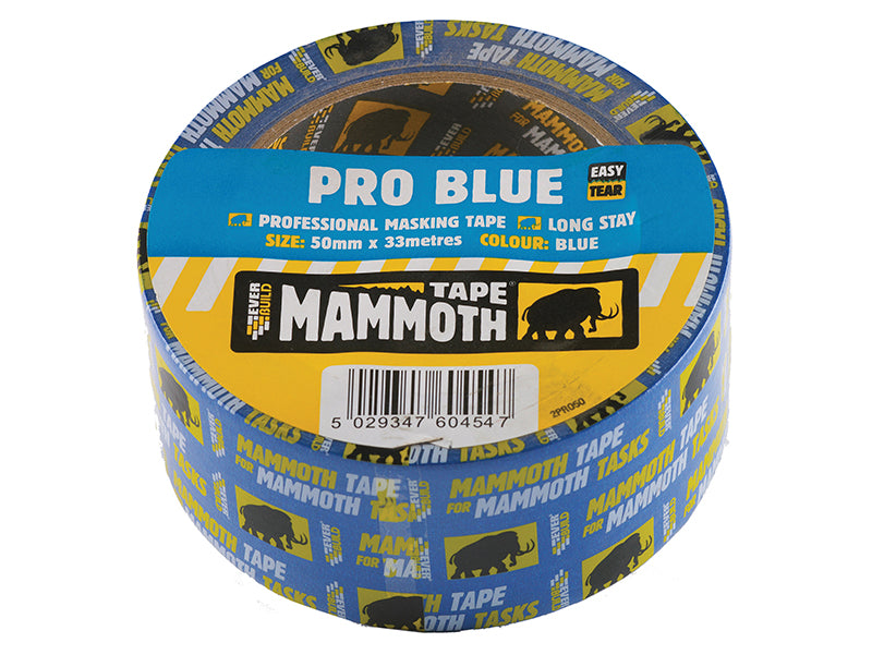 Everbuild Sika Pro Blue Masking Tape 25mm x 33m