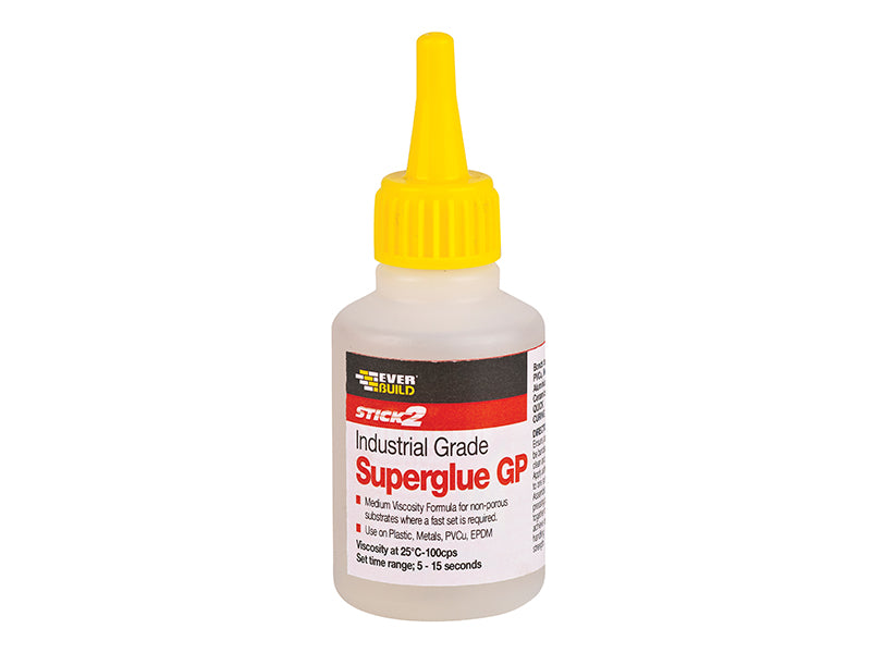 Everbuild Sika Industrial Superglue General Purpose 50g