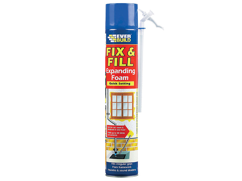 Everbuild Sika Fix & Fill Expanding Foam Filler 750ml